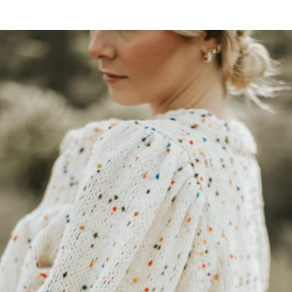 Colorful Dots Pullover Sweater - Picture 6 of 7